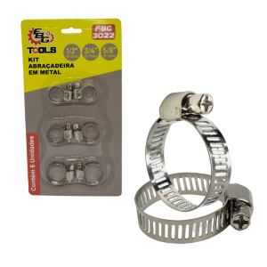  FBG-3022 KIT ABRAÇADEIRA DE METAL