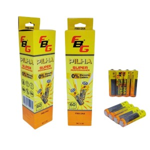 FBG-2AA  PILHA COMUM AA TUBO C/60