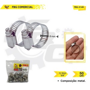 FBG-3149 ABRAÇADEIRA DE METAL 5/8