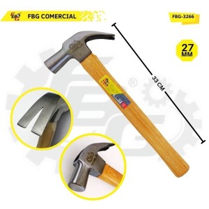 FBG-3266 MARTELO C/ CABO MADEIRA 27MM