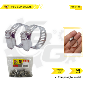 FBG-3148 ABRAÇADEIRA DE METAL1/2