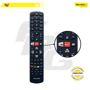 8022 CONTROLE LCD  COMPATÍVEL C/PHILCO SMART