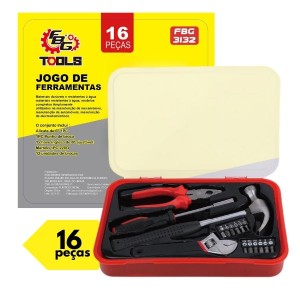 FBG-3132 JOGO DE FERRAMENTAS 16 PEÇAS